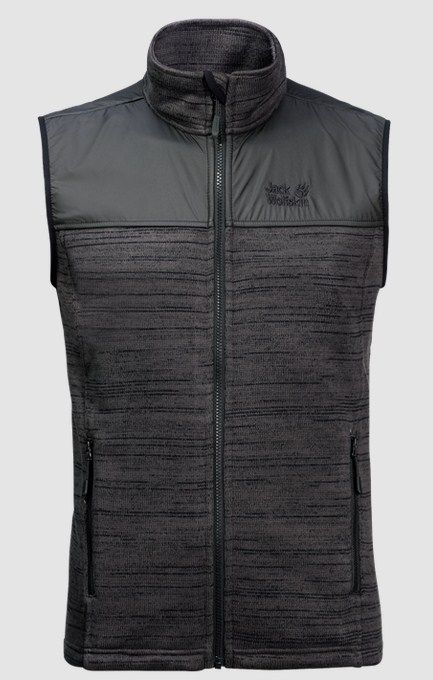 Jack Wolfskin Ветронепроницаемый флисовый жилет Jack Wolfskin Aquila Vest M