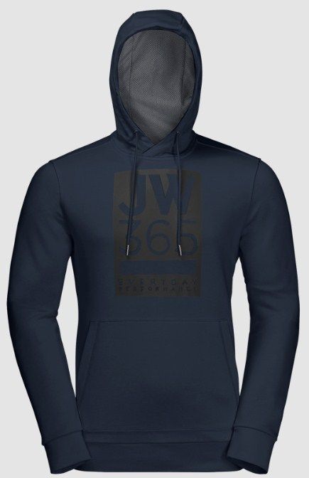 Jack Wolfskin Худи с мягкой махровой изнанкой Jack Wolfskin 365 Hoody M