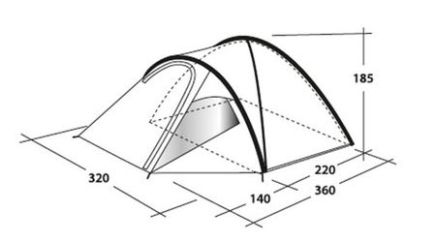 Outwell Палатка для компании Outwell Cloud 5