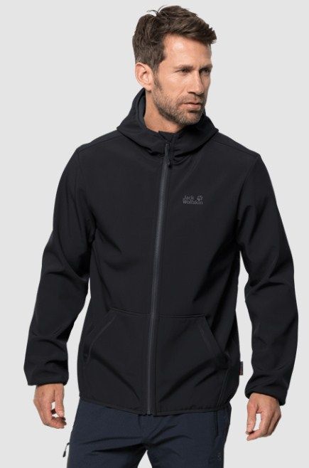 Jack Wolfskin Ветровка из мягкой ткани Jack Wolfskin Essential Peak JKT Men
