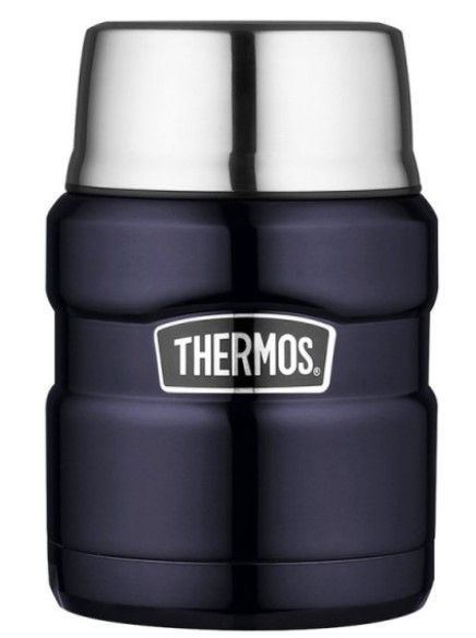 Thermos Удобный термос с ложкой Thermos SK3000-BK King Food Jar 0.470L