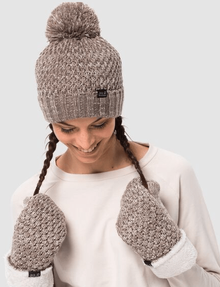 Jack Wolfskin Мягкая шапка для девушек Jack Wolfskin Highloft knit cap women