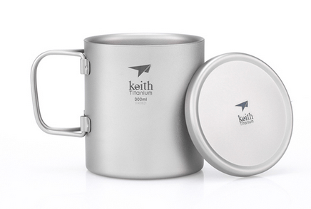 Keith Кружка из титана Keith Ti3352 Ultralight Mug Titan 0.3