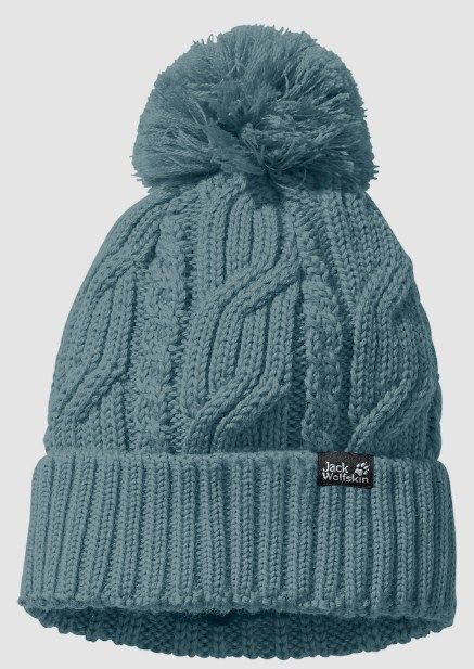 Jack Wolfskin Вязаная шапка Jack Wolfskin Stormlock Pompom Beanie