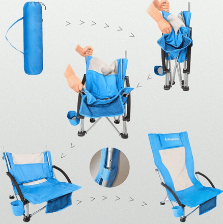 KingCamp Кресло туристическое King Camp 1901 Portable High Sling Chair