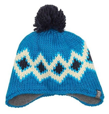 Jack Wolfskin Шапка с ушками для детей Jack Wolfskin Diamond Knit Cap Kids