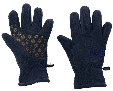 Jack Wolfskin Перчатки теплые для детей Jack Wolfskin Fleece Glove Kids