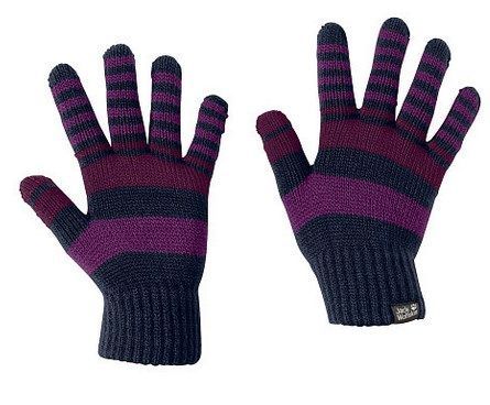 Jack Wolfskin Перчатки теплые Jack Wolfskin Cross knit gloves kids