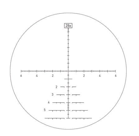 Dedal Компактный оптический прицел Dedal DH 7-28x56