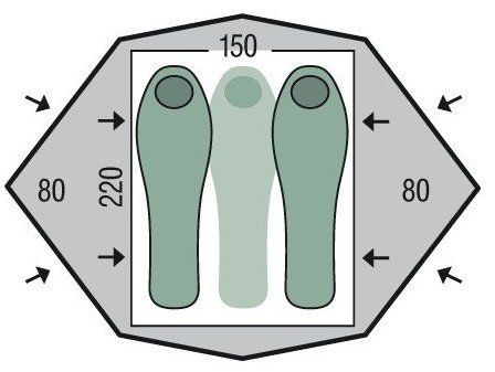 Pinguin Туристическая палатка Pinguin Gemini 150