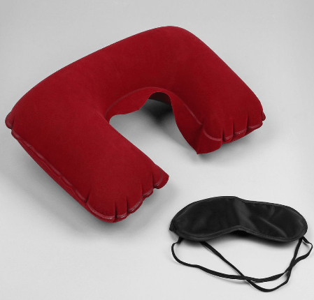 KD Надувная подушка и маска для сна KD 
