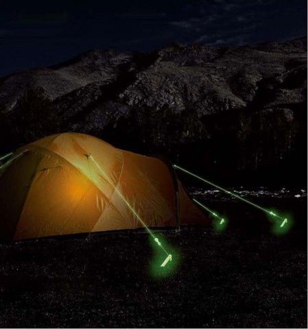 Ace Camp Колышки люминесцентные упаковка 4 штуки Ace Camp Glow in the dark Tent Peg