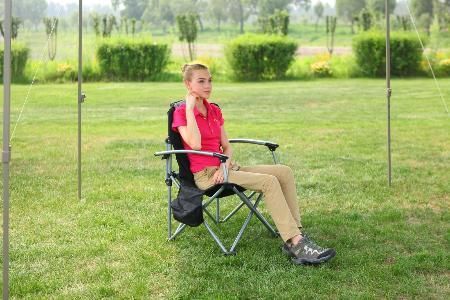 KingCamp Удобное туристическое кресло King Camp 3887 /3987 Deluxe Steel Arm Chair