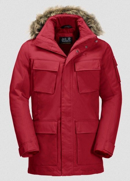 Jack Wolfskin Аляска с синтетическим утеплителем мужская Jack Wolfskin Glacier Canyon Parka