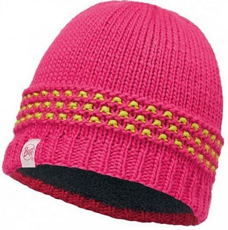 Buff Шапка на каждый день Buff Junior Knitted & Polar Hat Buff Jambo Pink Azalea