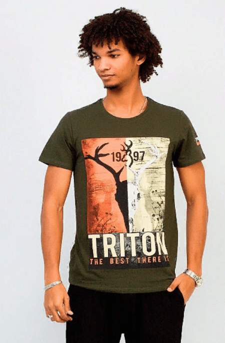Tyson Triton Повседневная футболка Tyson Triton Hunting