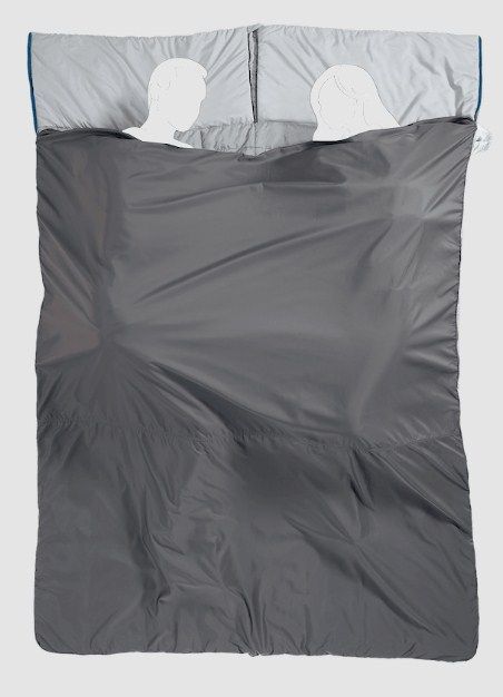 Jack Wolfskin Функциональный спальник с левой молнией Jack Wolfskin 4-in-1 Blanket +5 (комфорт +9)