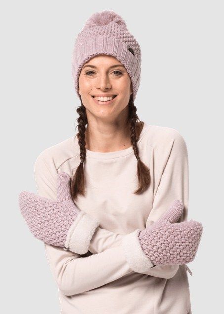 Jack Wolfskin Вязаные женские рукавицы Jack Wolfskin Highloft Knit Mitten Women