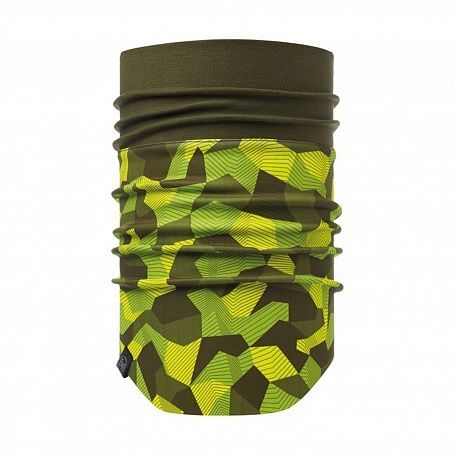 Buff Спортивный шарф Buff Windproof Neckwarmer Block Camo Green