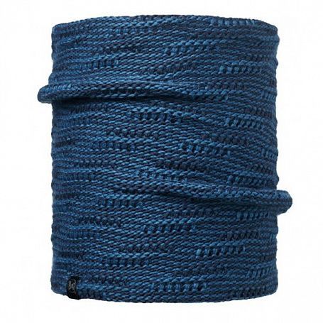 Buff Шарф труба Buff - Knitted Neckwarmer Comfort Kirvy Dark Navy-Dark Navy-Standard