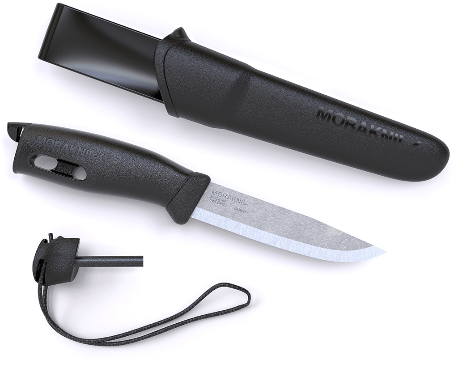 MORAKNIV Прочный нож с огнивом Morakniv Companion Spark Black