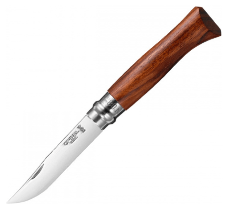 Opinel Нож с рукоятью из дерева бубинга Opinel №8 VRI Luxury Tradition Bubinga