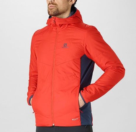 Salomon Куртка легкая теплая Salomon Drifter Mid Hoodie M