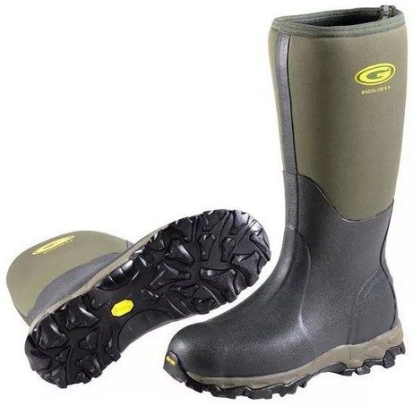 Grubs Резиновые сапоги для рыбалки Grubs Snowline 8.5™ Moss Green