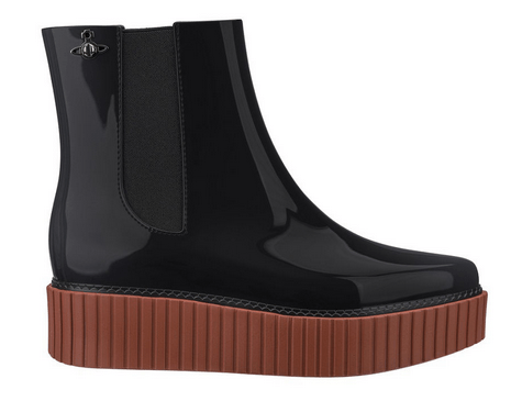 Melissa Стильные полусапожки Melissa Vivienne Westwood Anglomania Melissa Chelsea Boot AD