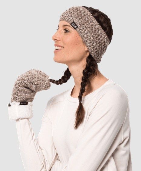 Jack Wolfskin Вязаная повязка на голову Jack Wolfskin Highloft Knit Headband Women