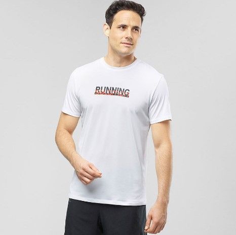 Salomon Легкая мужская футболка Salomon Agile Graphic Tee