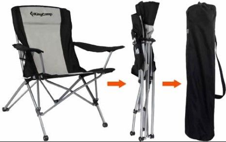 KingCamp King Camp - Удобное раскладное кресло 3849 Comfort Arms Chair