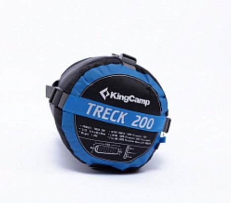 KingCamp KingCamp - Походный спальник-кокон с правой молнией 3191 Trek 200 -4С (комфорт +7)