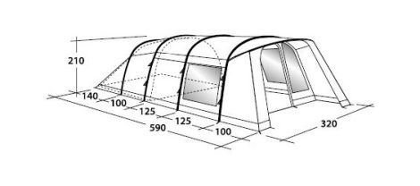 Outwell Палатка семейная Outwell Whitecove 5