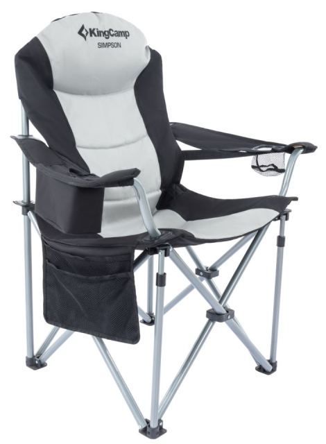 KingCamp Раскладное кресло для туризма King Camp 3888 Delux Steel Arms Chair