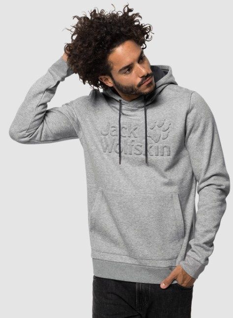 Jack Wolfskin Ультрамодный худи Jack Wolfskin Logo Hoody M