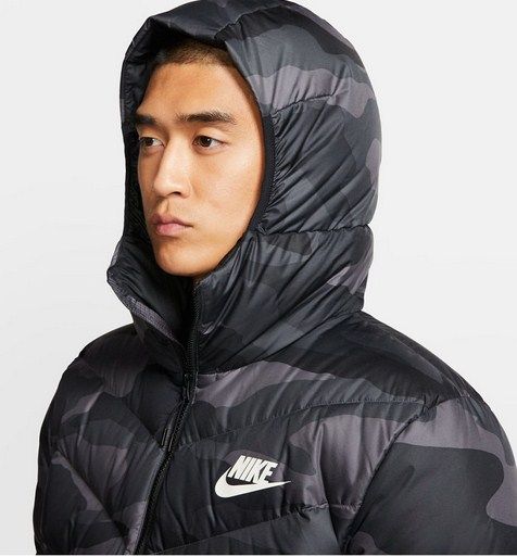 Nike Мужской пуховик Nike M NSW DWN FILL WR JKT HD AOP