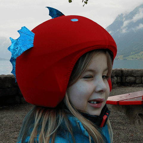 Coolcasc Нашлемник для спортивного шлема Coolcasc 040 Fish