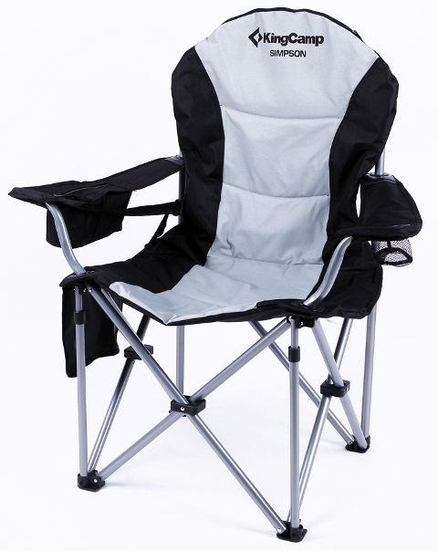 KingCamp Раскладное кресло для туризма King Camp 3888 Delux Steel Arms Chair