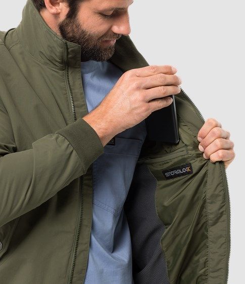 Jack Wolfskin Куртка удобная мужская Jack Wolfskin Huntington Jacket