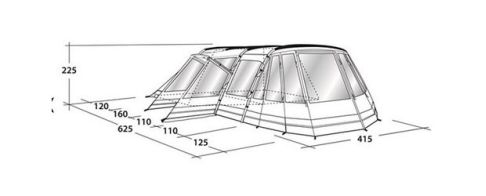 Outwell Палатка дом туристическая Outwell - Montana 6P