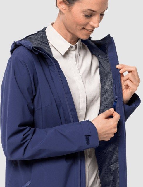Jack Wolfskin Женский стильный плащ Jack Wolfskin JWP Coat W