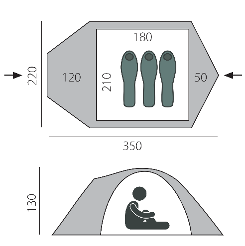 BTrace Палатка походная  BTrace Canio 3