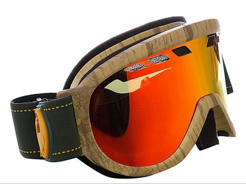 Dragon Alliance Горнолыжная маска оправа линза Dragon Alliance D1.XT ( Woodgrain, Red Ionized + Amber)