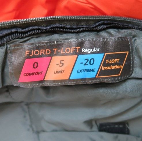 Tramp Спальный мешок с правой молнией Tramp Fjord T-Loft Regular (комфорт 0°С)