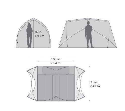 Therm-A-Rest Большая туристическая палатка Therm-A-Rest Tranquility 6 Tent