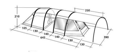 Outwell Палатка шестиместная Outwell Roswell 6A