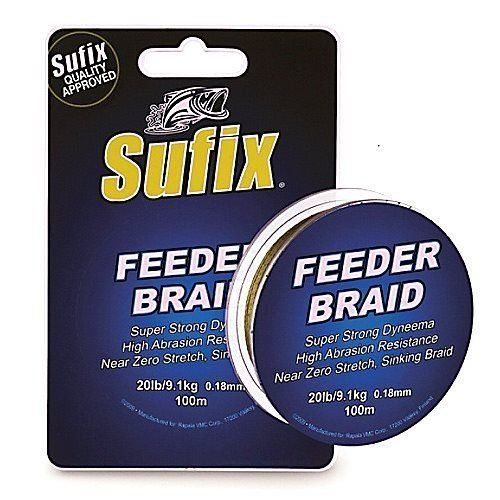 Rapala Шнур гибкий прочный м Sufix Feeder Braid Gore 100