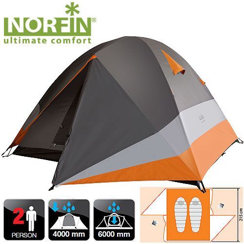 Norfin Удобная палатка х местная алюминиевые дуги Norfin 2- Begna 2 NS ( )