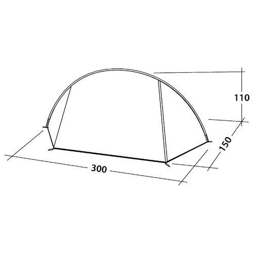 Easy Camp Надежная палатка с ярким принтом Easy Camp Daylily